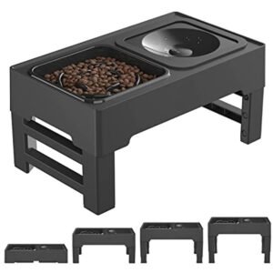 Adjustable Elevated Dog Bowl
