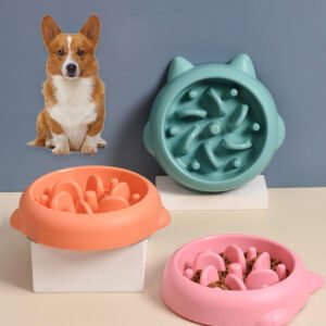 Anti-Choking Slow Feeder Dog Bowl