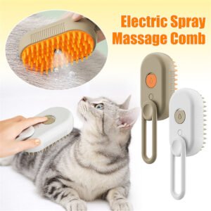 Steam Grooming Brush for Dogs and Cats