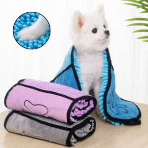 Quick-Dry Microfiber Dog Towel